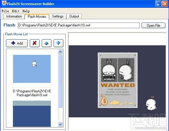 Flash2X Screensaver Builder,Flash2X Screensaver,Flash2X,屏幕保护程序